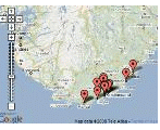 Aust Agder Treningssentere kart