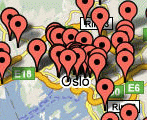 Oslo Treningssentere kart